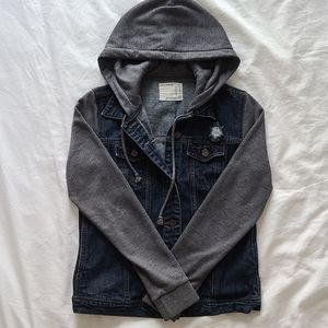 Hoodie/jeans jacket